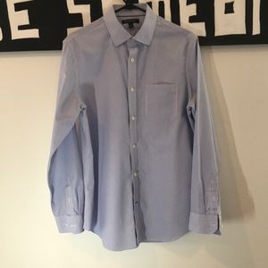 BR non-iron classic fit button down stripped shirt
